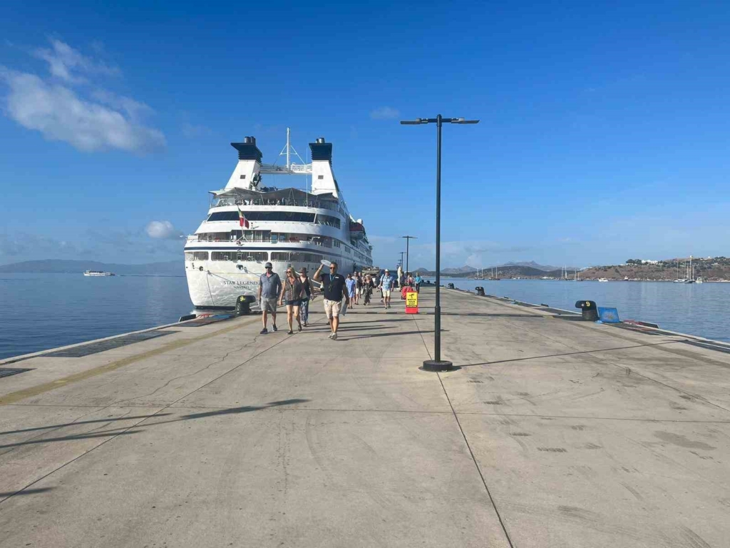 Bodrum’a deniz yoluyla 233 turist geldi